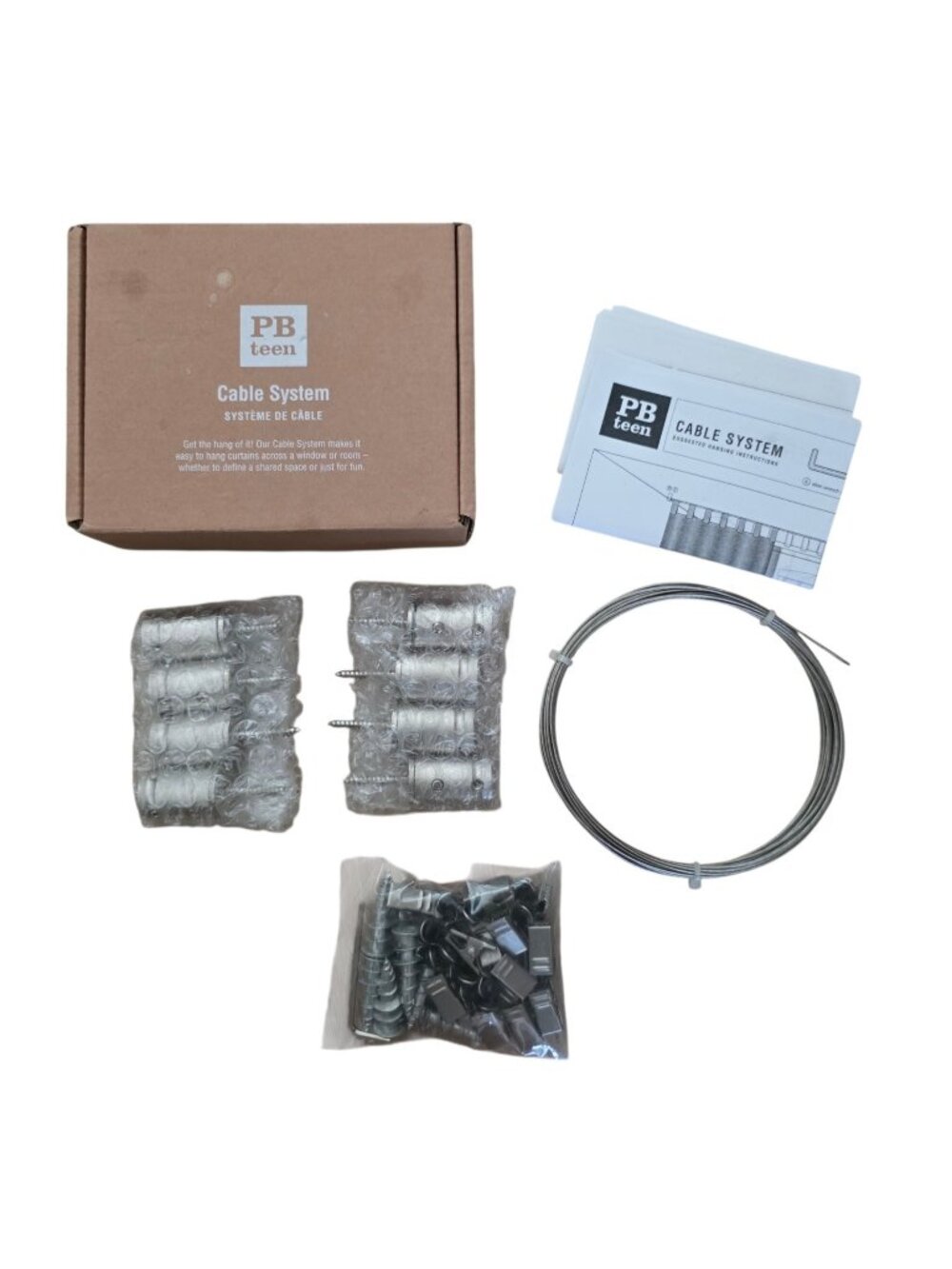 Pottery Barn Teen Cable System New